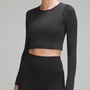 Lululemon Ebb to Street Long Sleeve in Black